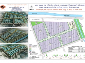 CHO THUÊ ĐẤT, NHÀ XƯỞNG XÂY SẴN CỤM CÔNG NGHIỆP TÂY NAM  KHU KINH TẾ CỬA KHẨU MỘC BÀI TỈNH TÂY NINH